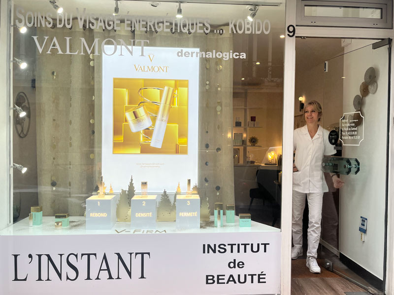 Devanture-l'instant-avec-celine institut de beauté